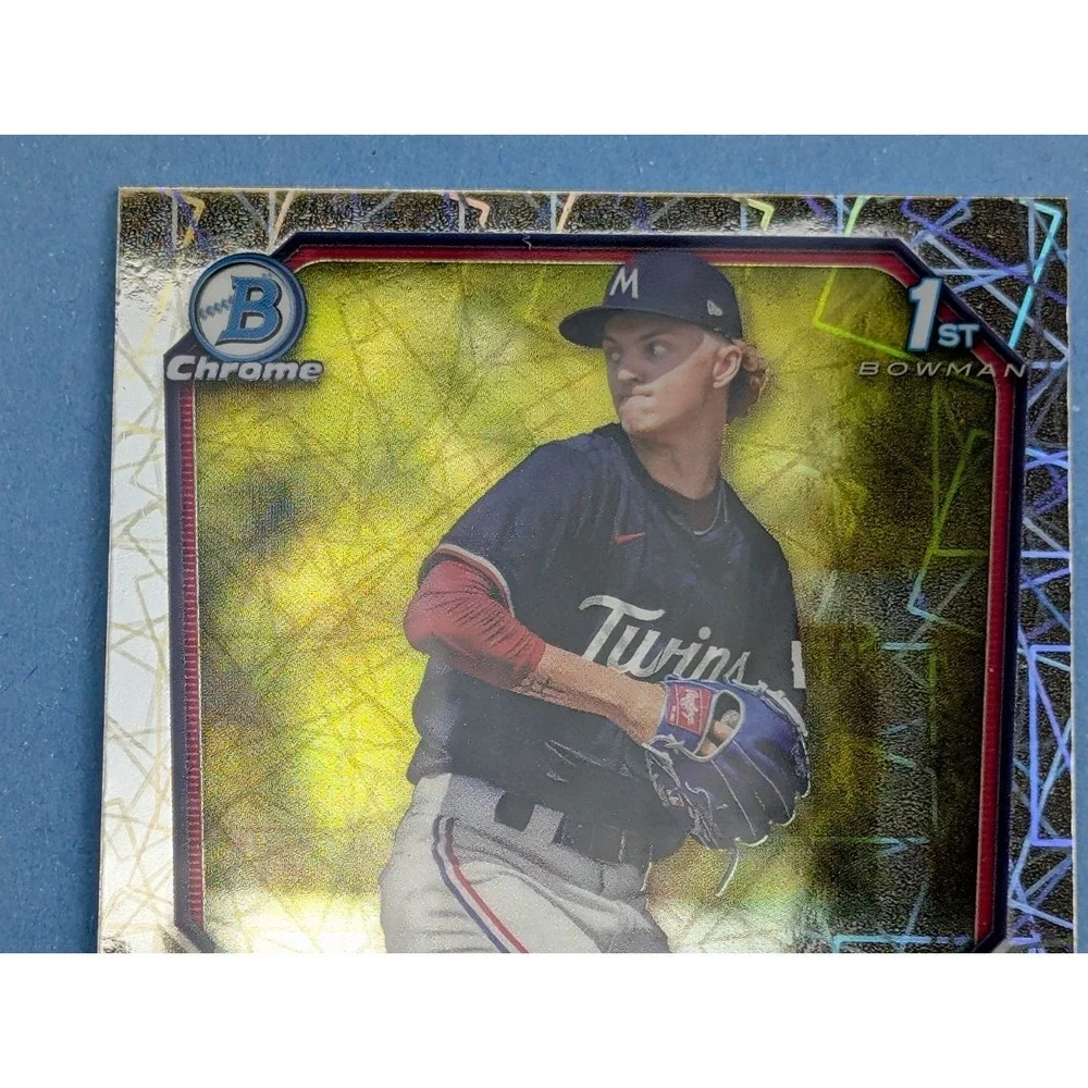 2026 Bowman Chrome Dasan Hill BCP88 Lazer Refractor Minnesota Twins 1st Bowman